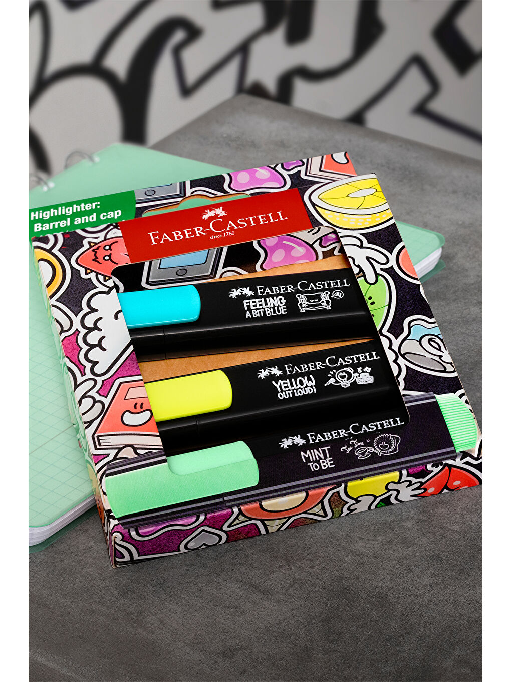 Fosforlu Kalem Seti 4’lü, Şeffaf Gövde, 7 Farklı Renk, Yeniden Doldurulabilir-4