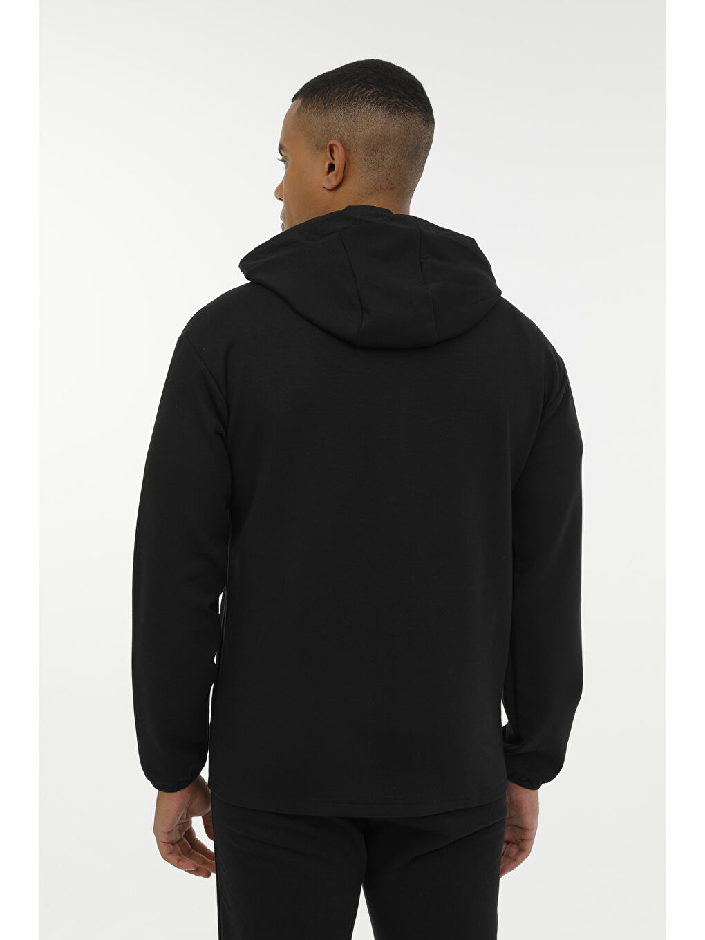 LOTTO Siyah M-LEONARDO FZ HOODIE 3PR Siyah Erkek Eşofman Üstü - 1