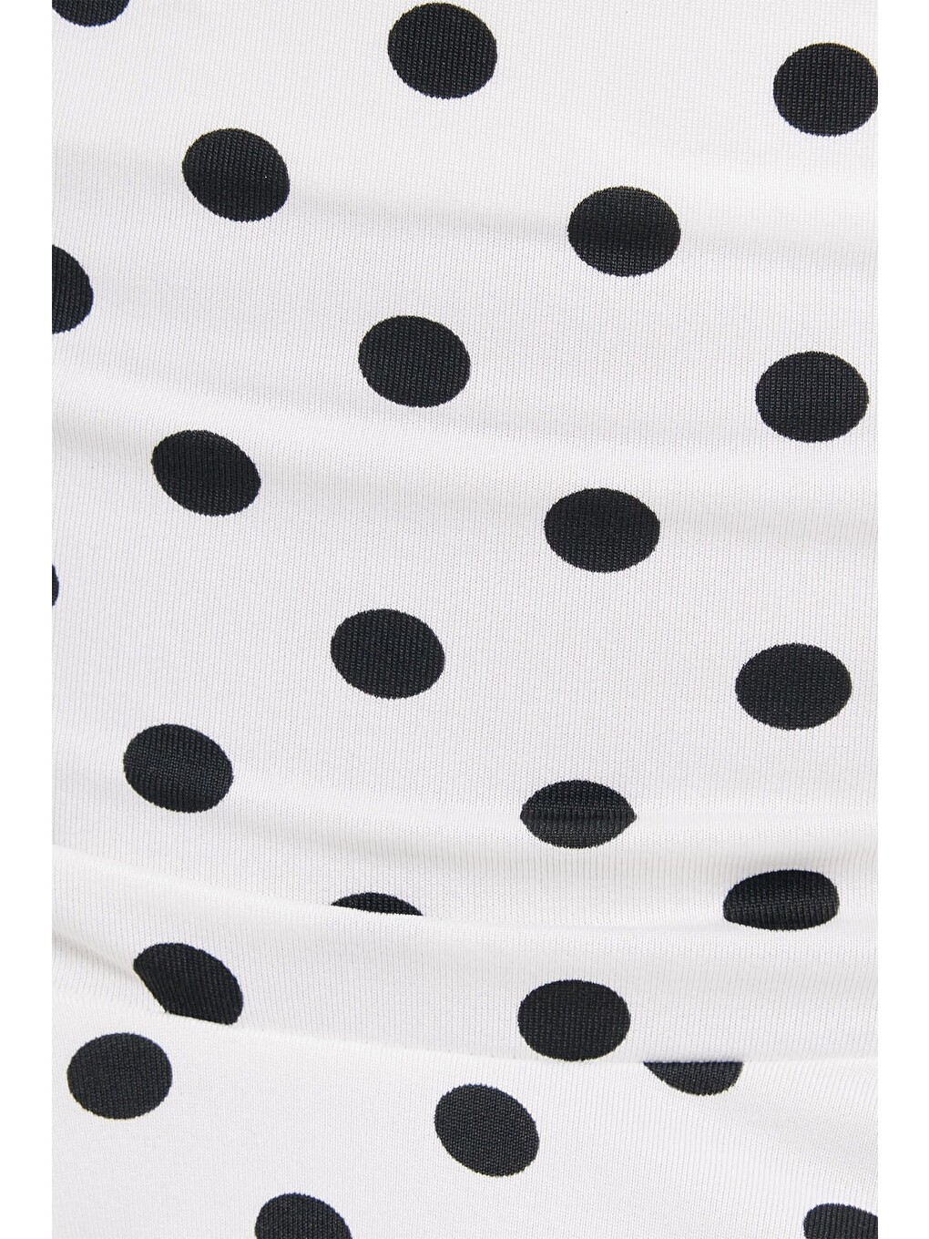 Kadın Slim Fit Dar Kesim Korse Detaylı Puantiyeli Likralı Dantelli Beyaz Kısa Mini Etek-2
