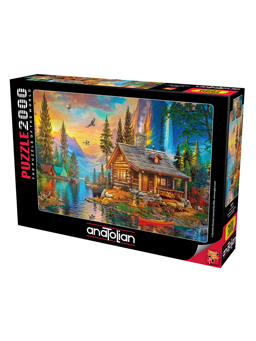 Puzzle 2000 Parça Çam Ormanı 3973