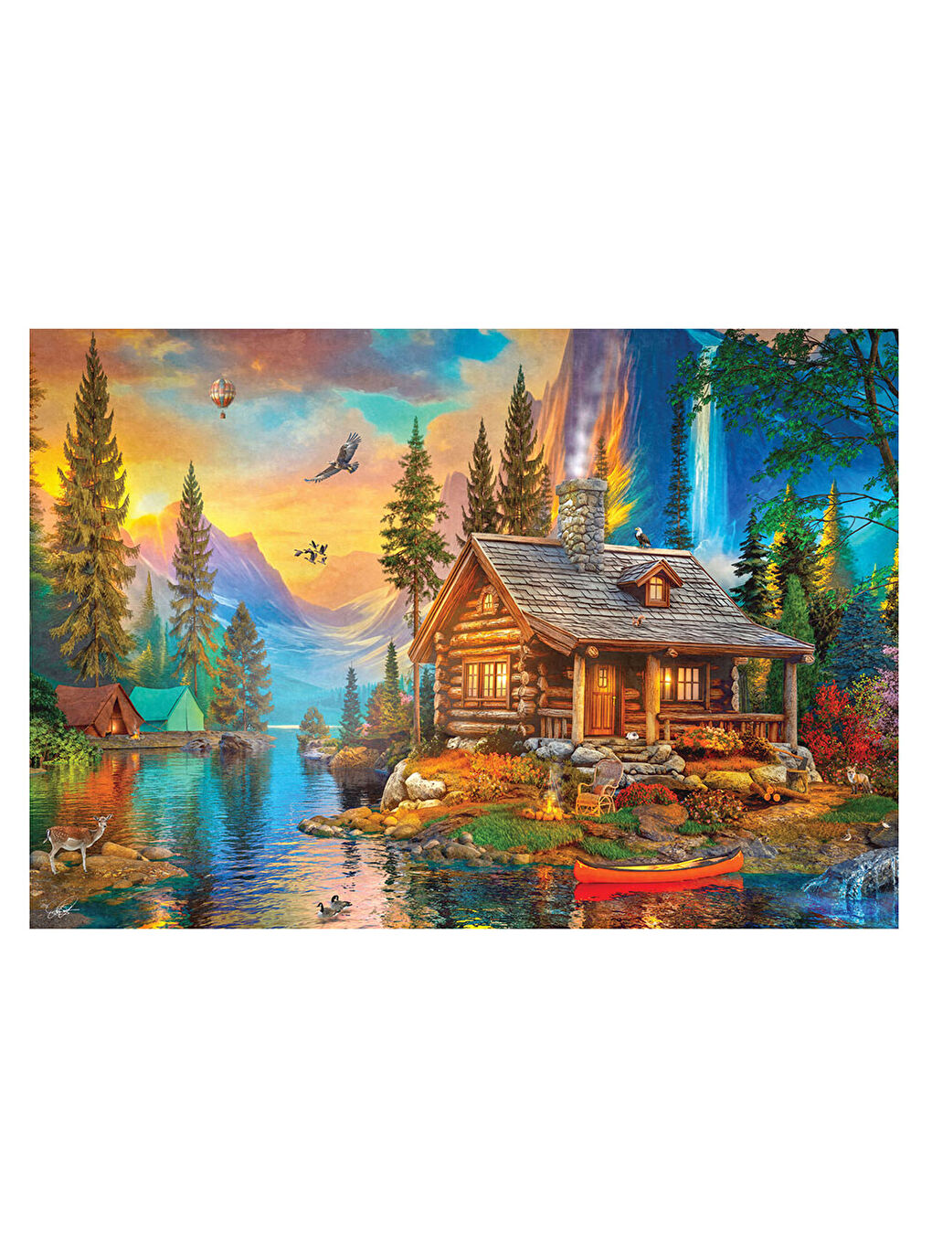 Puzzle 2000 Parça Çam Ormanı 3973-1