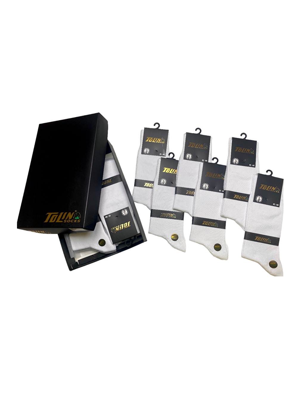 Bambu Erkek Beyaz Dikişsiz Kışlık 12'li Soket Çorap Seti 14600-3