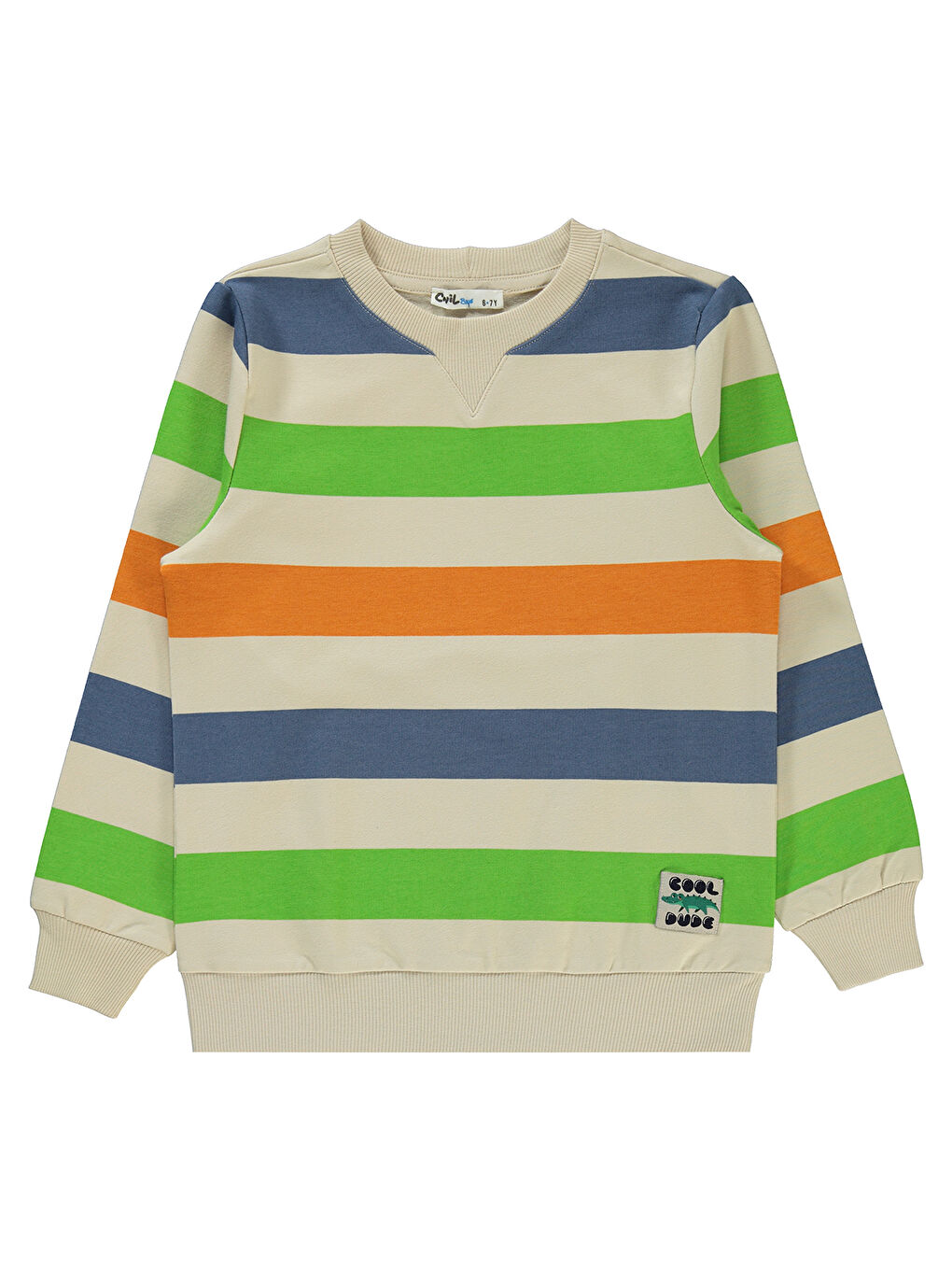 Civil Turuncu Boys Erkek Çocuk Sweatshirt 10-13 Yaş Açık Oranj