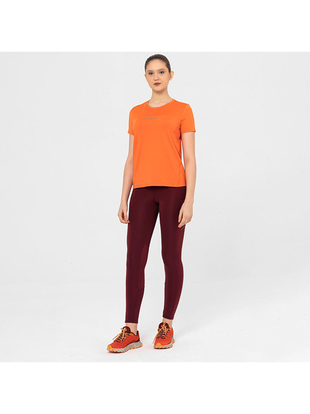 Turn Kadın Turuncu Tişört-4