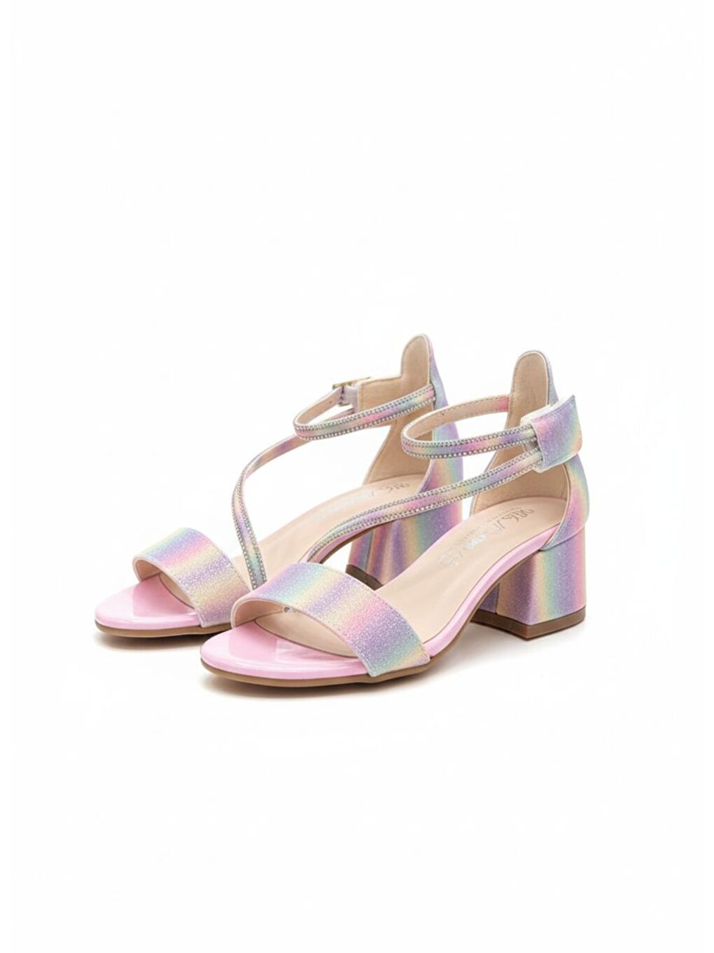 Pembe KIZ ÇOCUK TAŞLI ABİYE AYAKABI