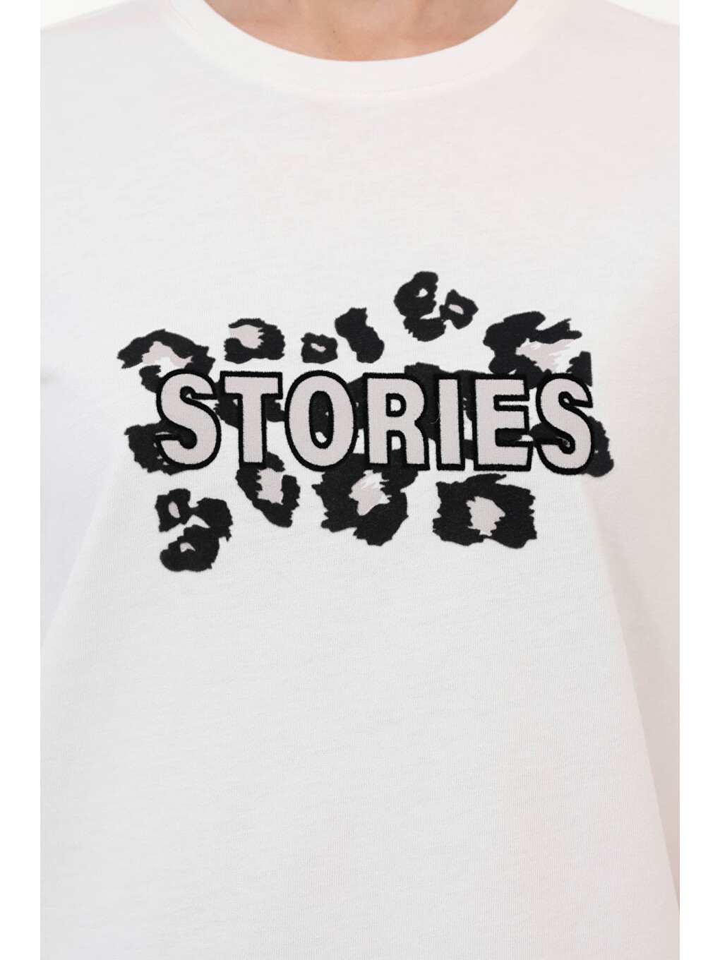 Bej WL 11POWER Ekru Kadın Kısa Kol T-Shirt-3