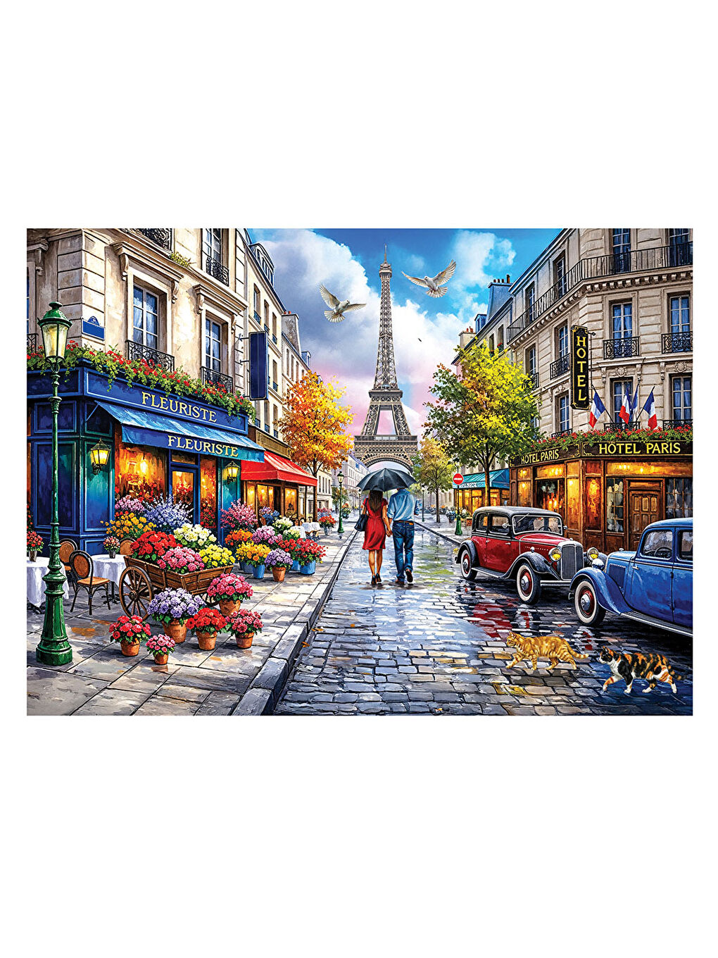 Puzzle 1000 Parça Çifte Kumrular 1209-1