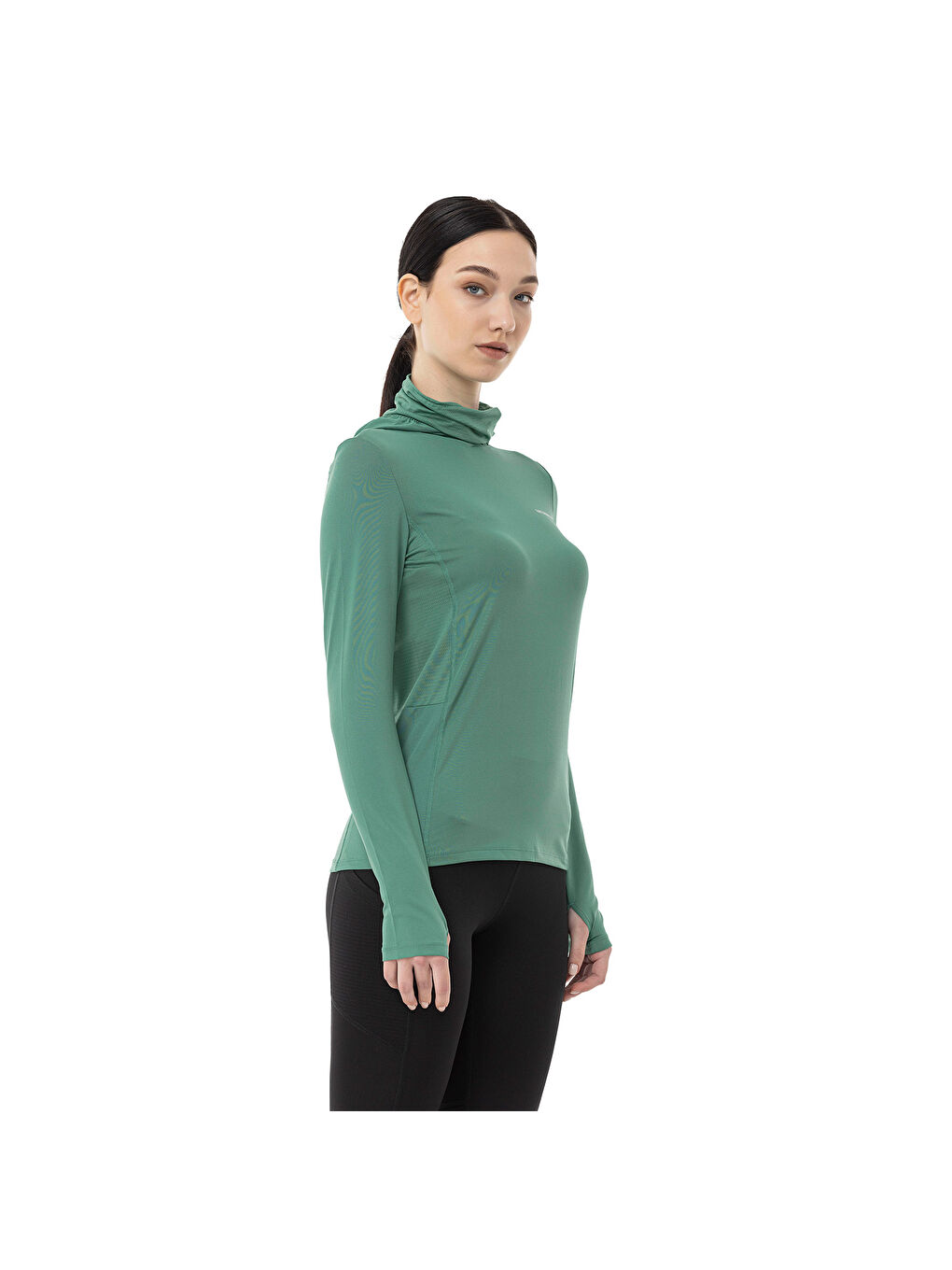 Total Kadın Yeşil Tişört-2