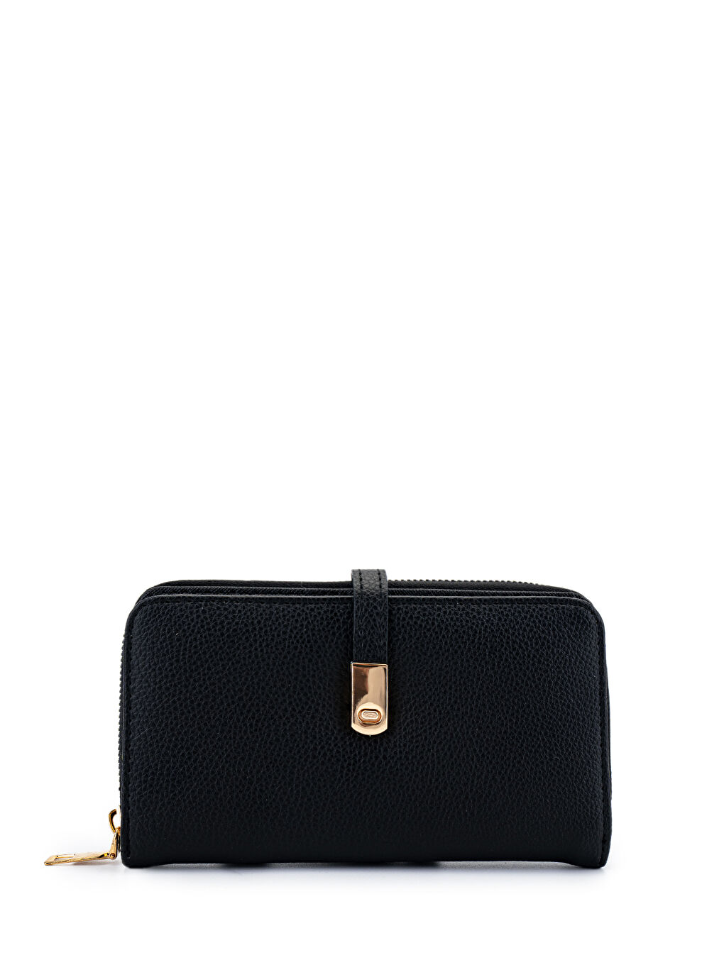 Suni Deri Kadın Cüzdan Siyah MN103