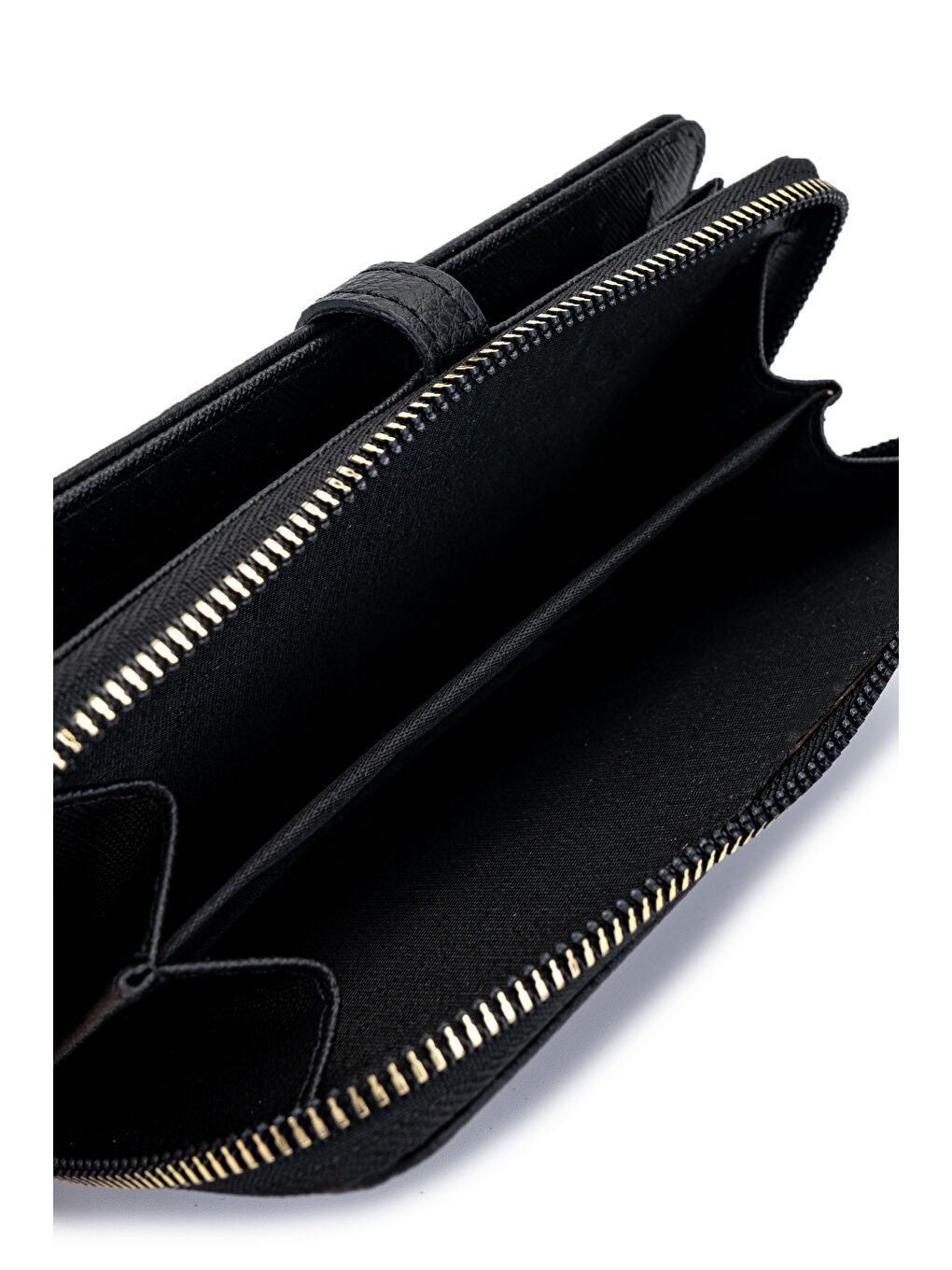 Suni Deri Kadın Cüzdan Siyah MN103-3