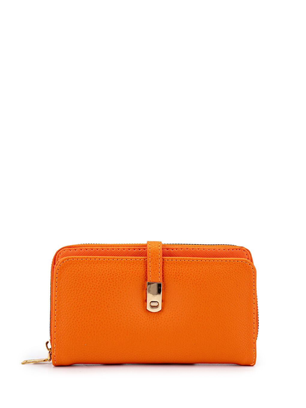 Suni Deri Kadın Cüzdan Turuncu MN103