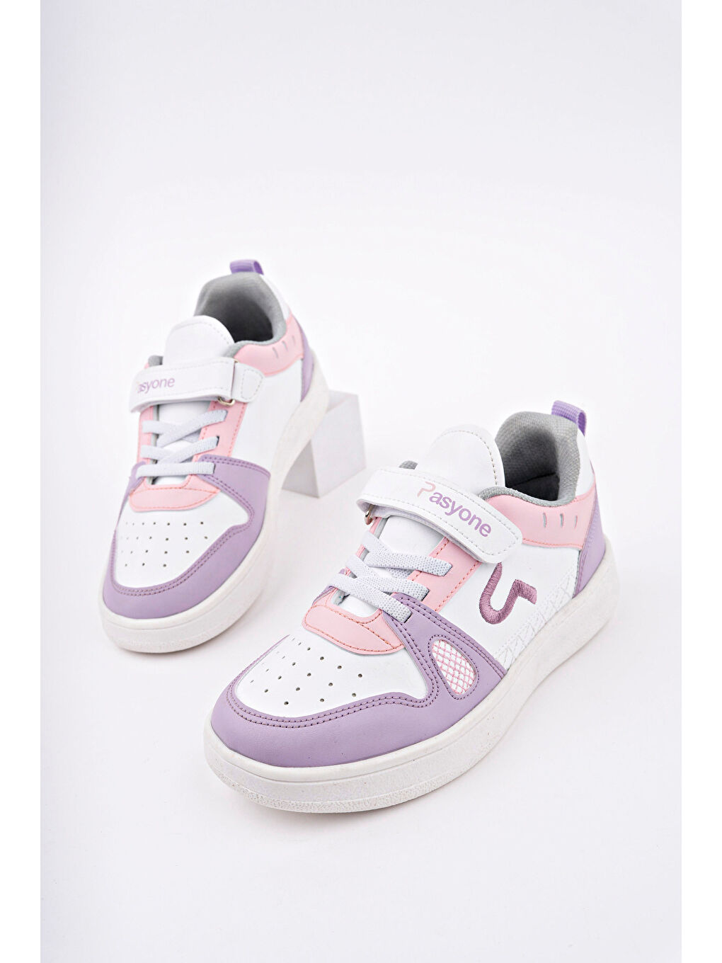 Pembe Çocuk Günlük Spor Ayakkabı-1