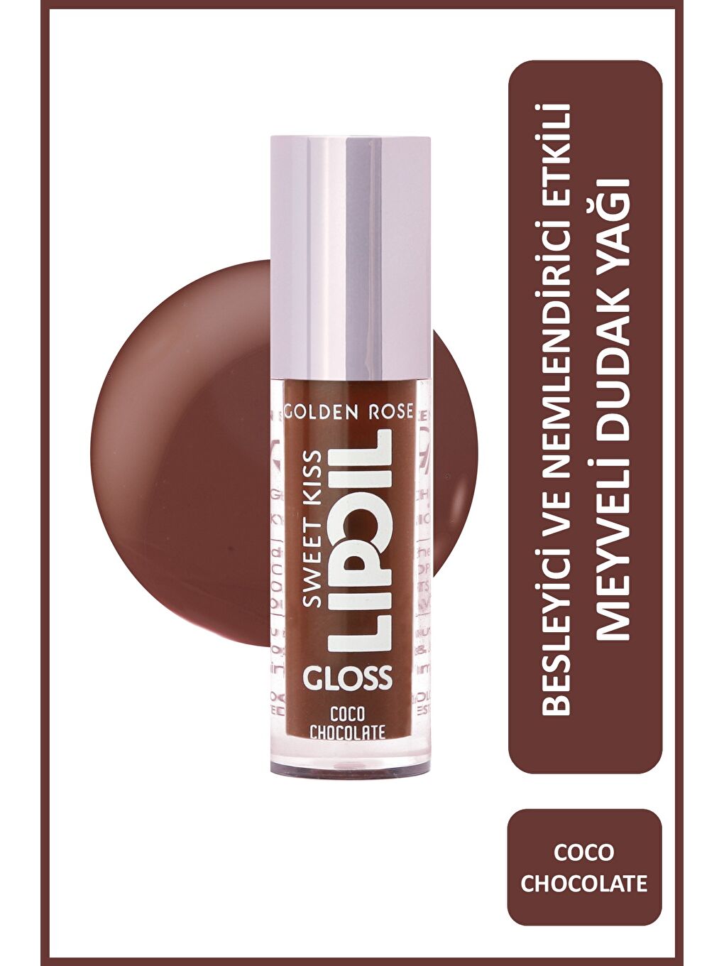 Sweet Kiss Meyveli Dudak Parlatıcı No:06 & Lipliner No: 223 Makyaj Seti-1