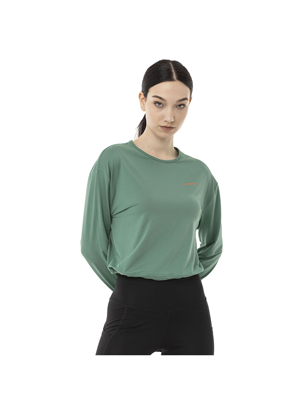 Tact Kadın Yeşil Tişört-6