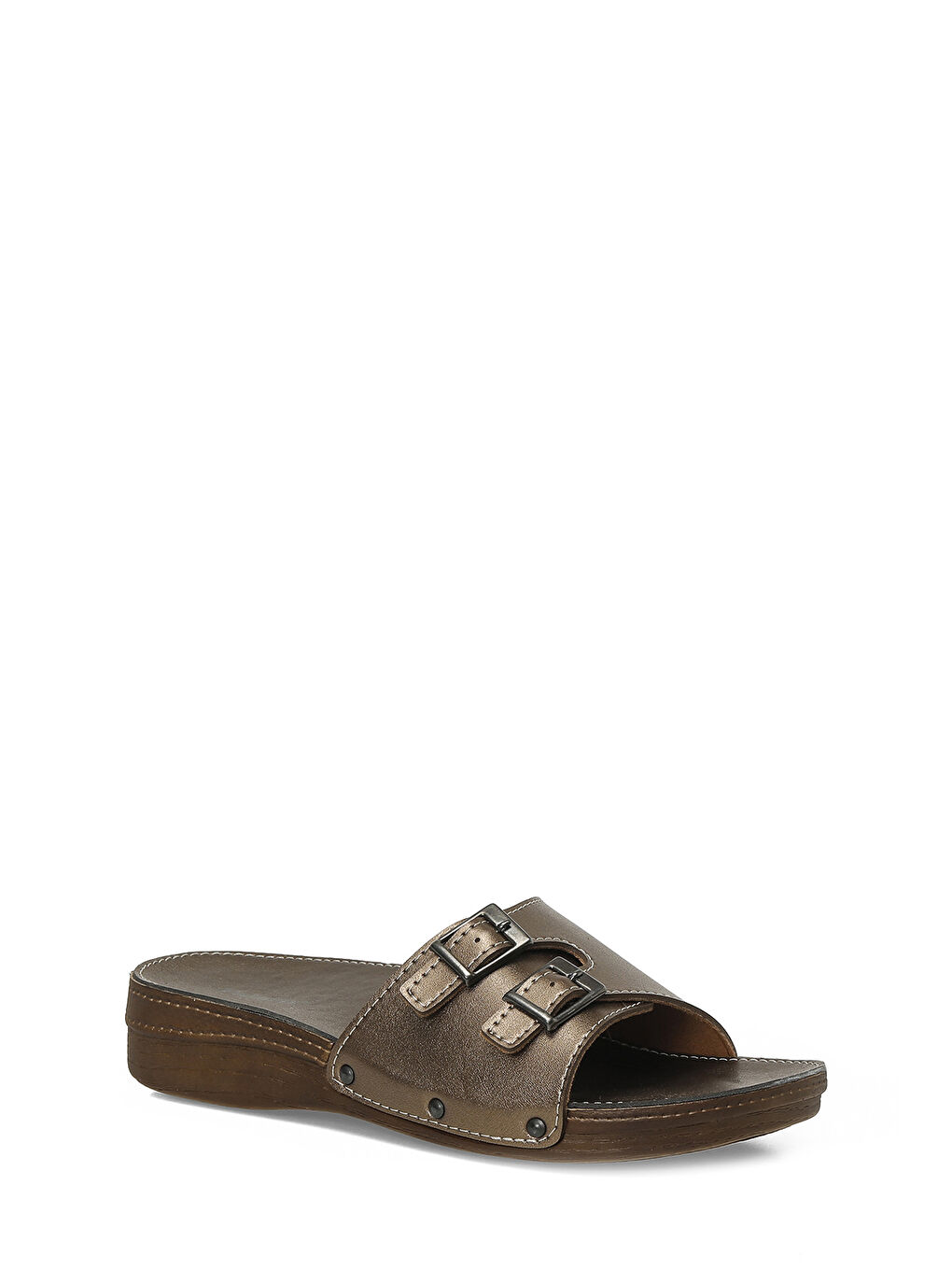 Sarı 409008.Z6FX Bronz Kadın Ev Terliği-1