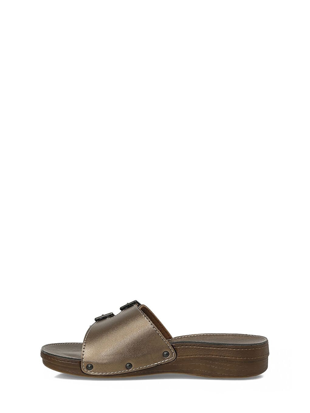 Sarı 409008.Z6FX Bronz Kadın Ev Terliği-2