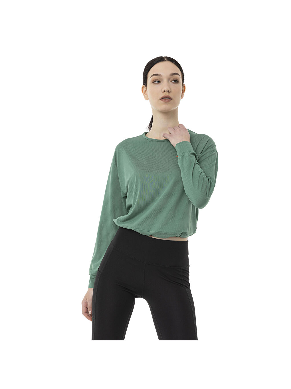 Tact Kadın Yeşil Tişört-7