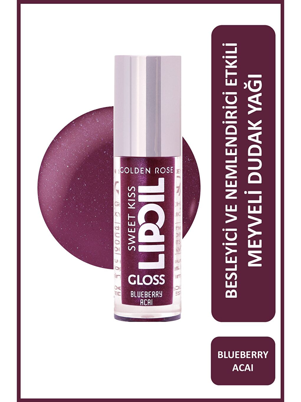 Sweet Kiss Meyveli Dudak Parlatıcısı No: 07 & Emily Dudak Kalemi No:215 Makyaj Seti-1