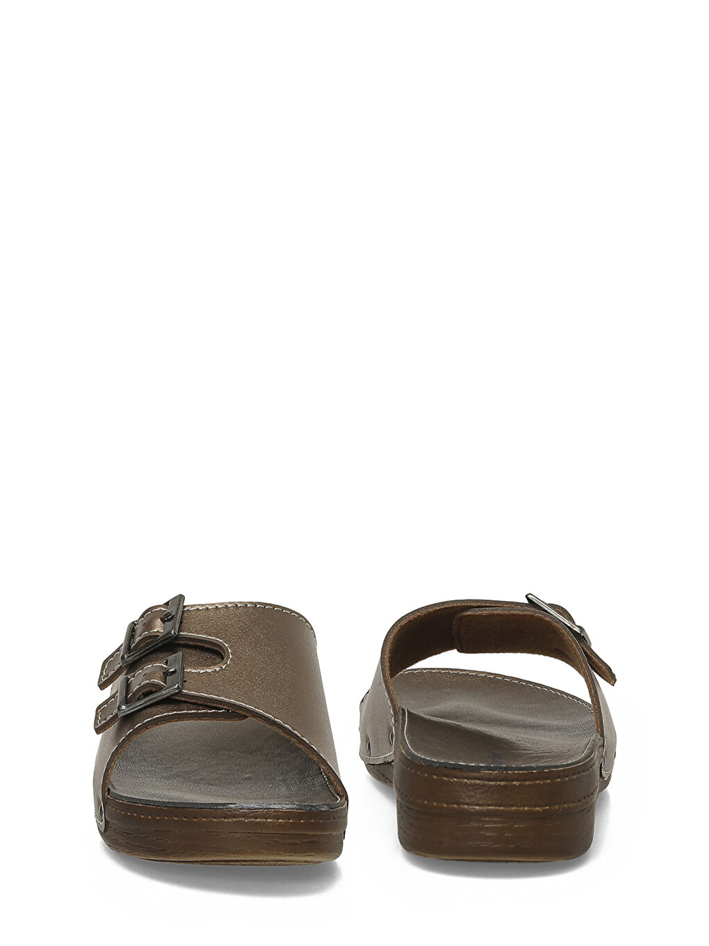 Sarı 409008.Z6FX Bronz Kadın Ev Terliği-4