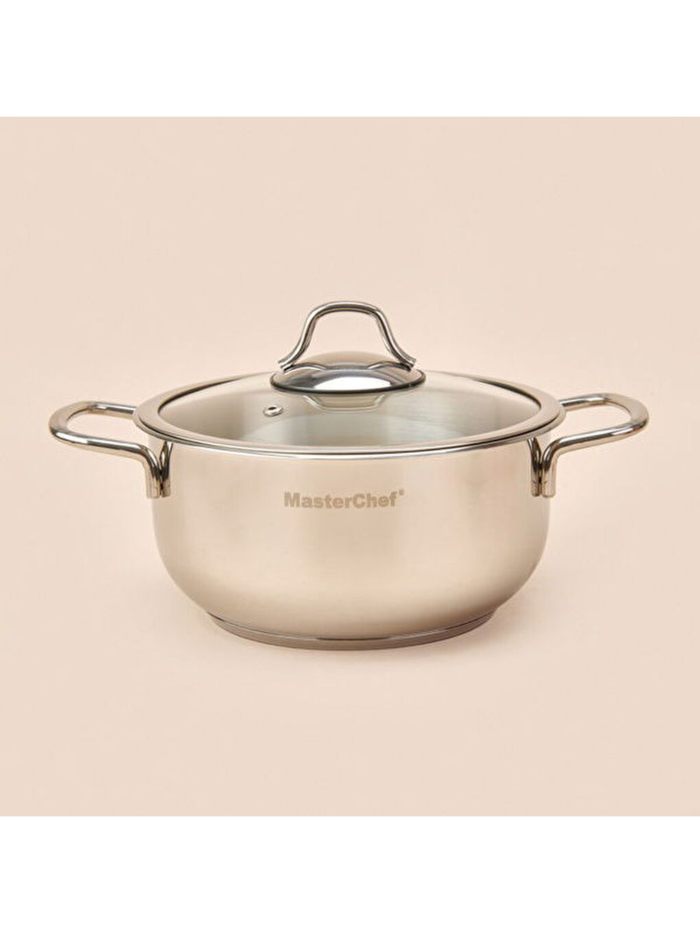 Paslanmaz Çelik Tencere - Gri - 20 cm