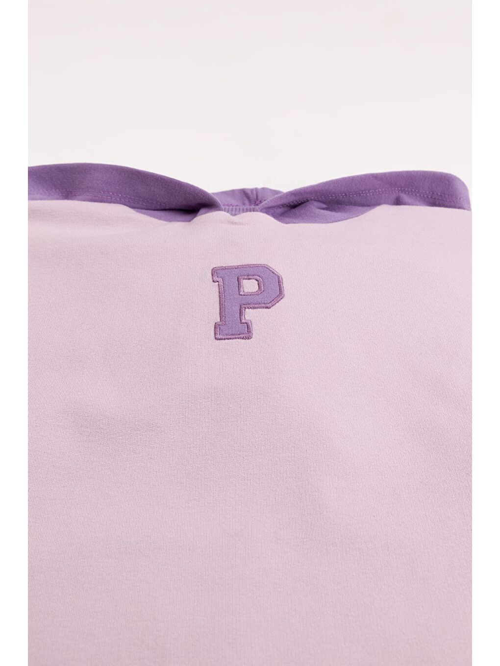 Mor Kız Çocuk Kabartmalı Şort Etekli Crop Sporcu Mayo Takım-2