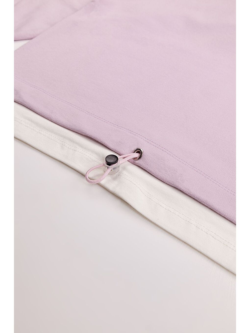 Mor Kız Çocuk Kabartmalı Şort Etekli Crop Sporcu Mayo Takım-3