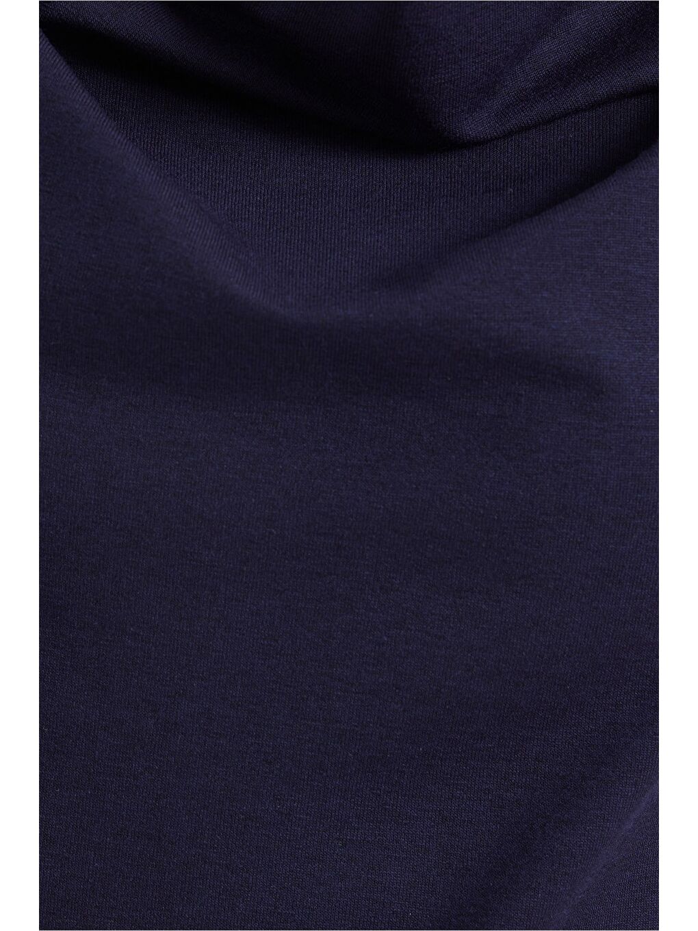 Kadın Oversize Geniş Kesim Kolsuz Degaje Yaka Lacivert Atlet-4