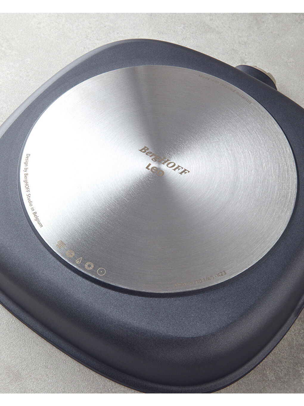 LEO Phantom Grill Tava 26 cm Siyah-4