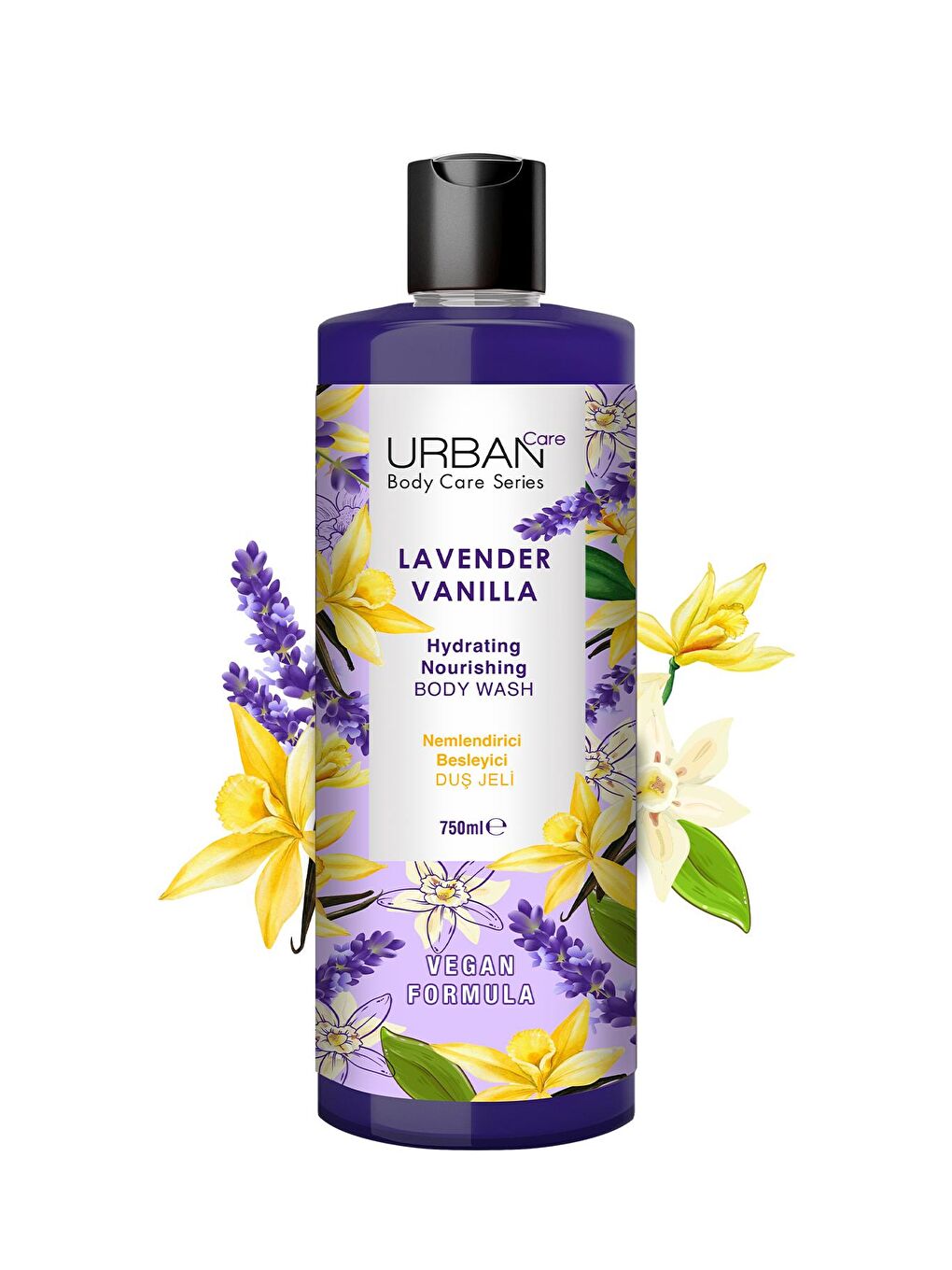 Urban Care Lavender & Vanilla Yenileyici ve Pürüzsüzleştirici Duş Jeli 750 ml - 2