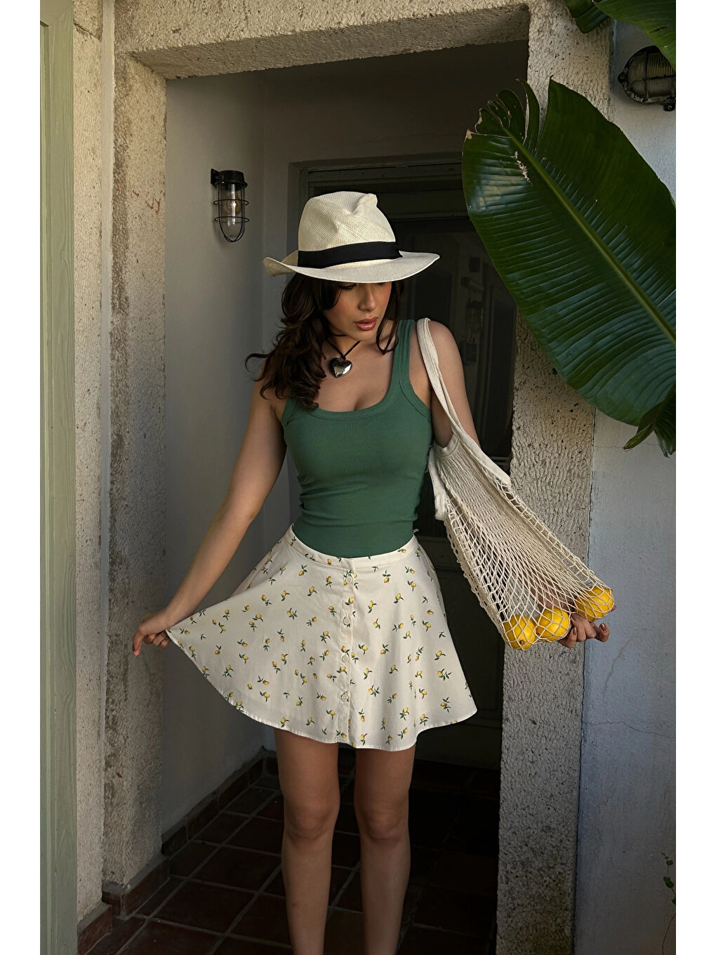 Kadın Yeşil Basic Atlet 1017-0162