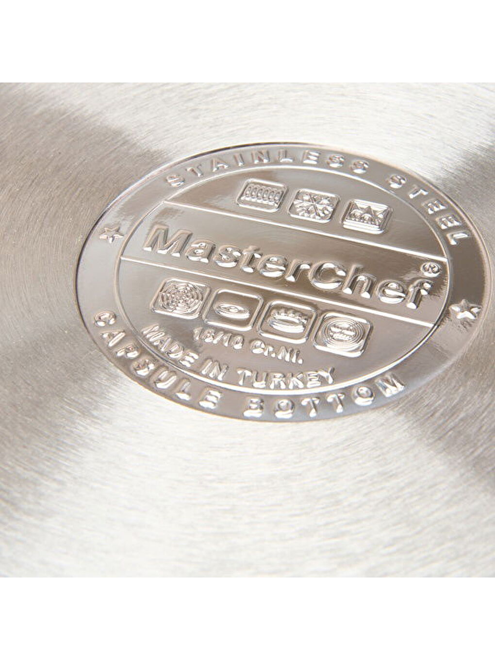 Paslanmaz Çelik Tencere - Gri - 24 cm-1