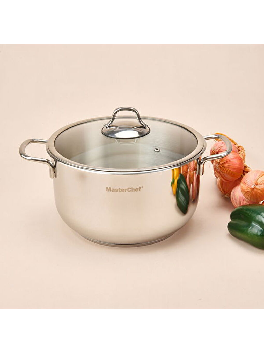 Paslanmaz Çelik Tencere - Gri - 24 cm-2