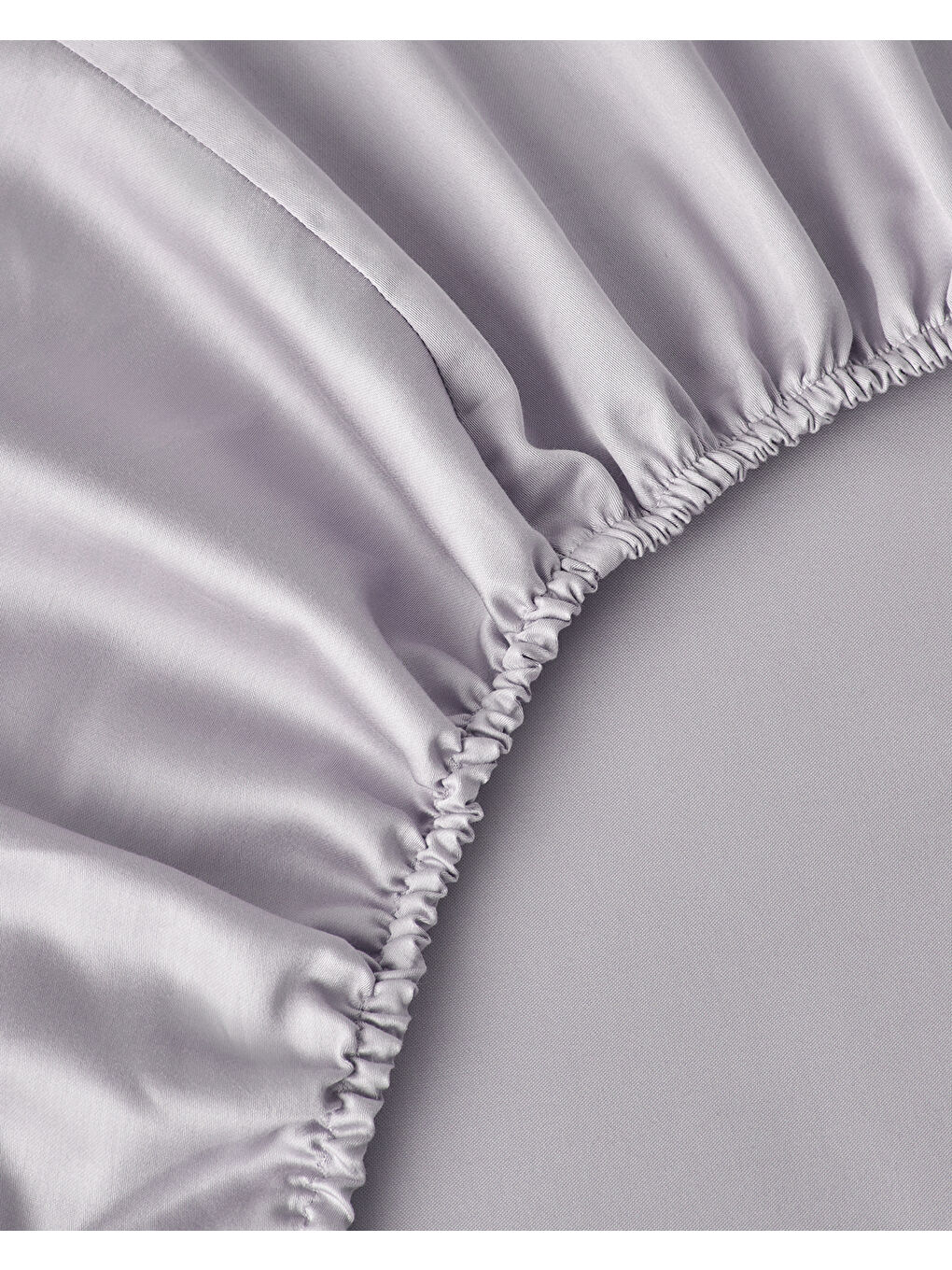 Lila Deluxe Çizgili Pamuk Saten Çift Kişilik Nevresim Takımı 200x220 cm Açık Leylak-6