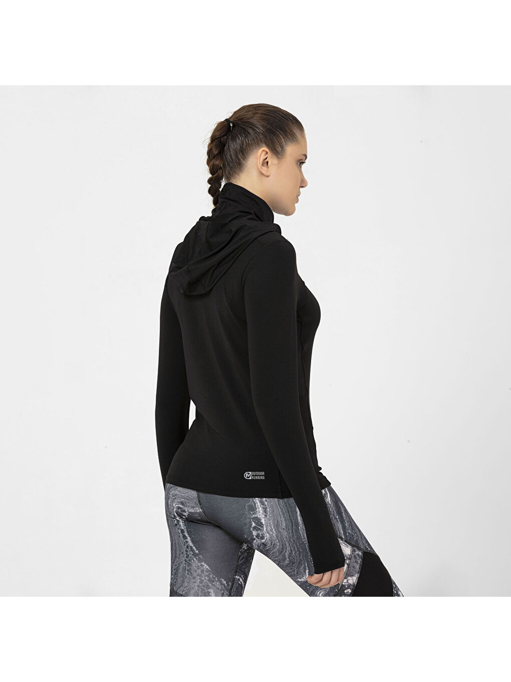 Total Kadın Siyah Tişört-6