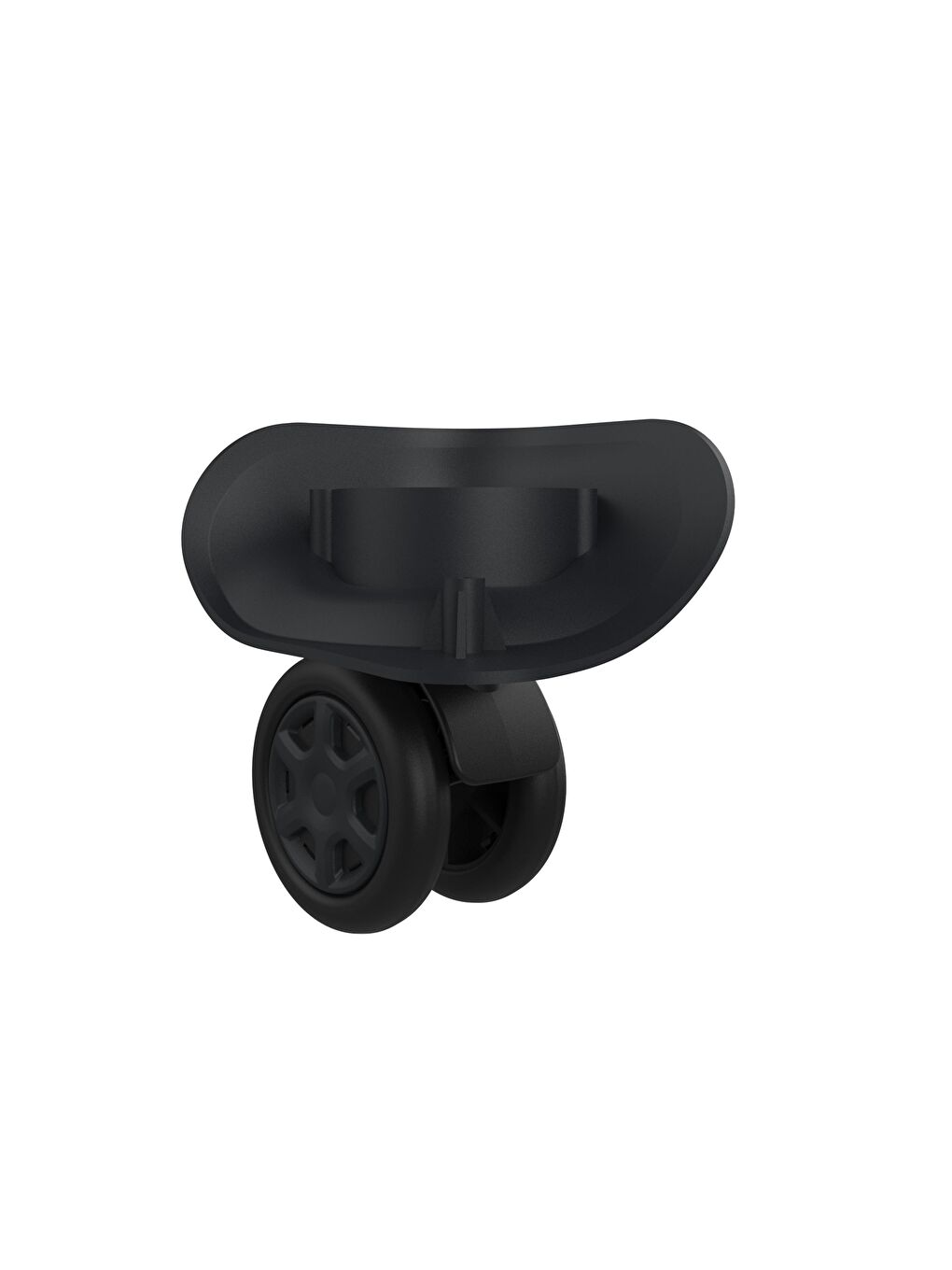 ABS Valiz Tekerleği Çift Teker Siyah Renk-3