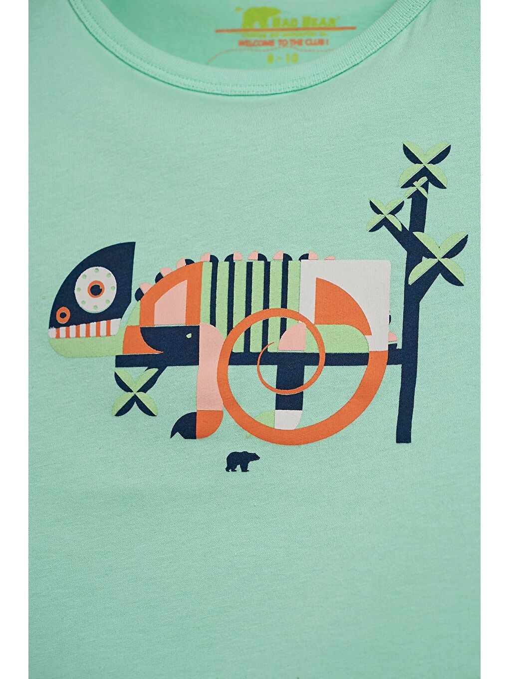 Jonah Yeşil Baskılı Çocuk Atlet-1