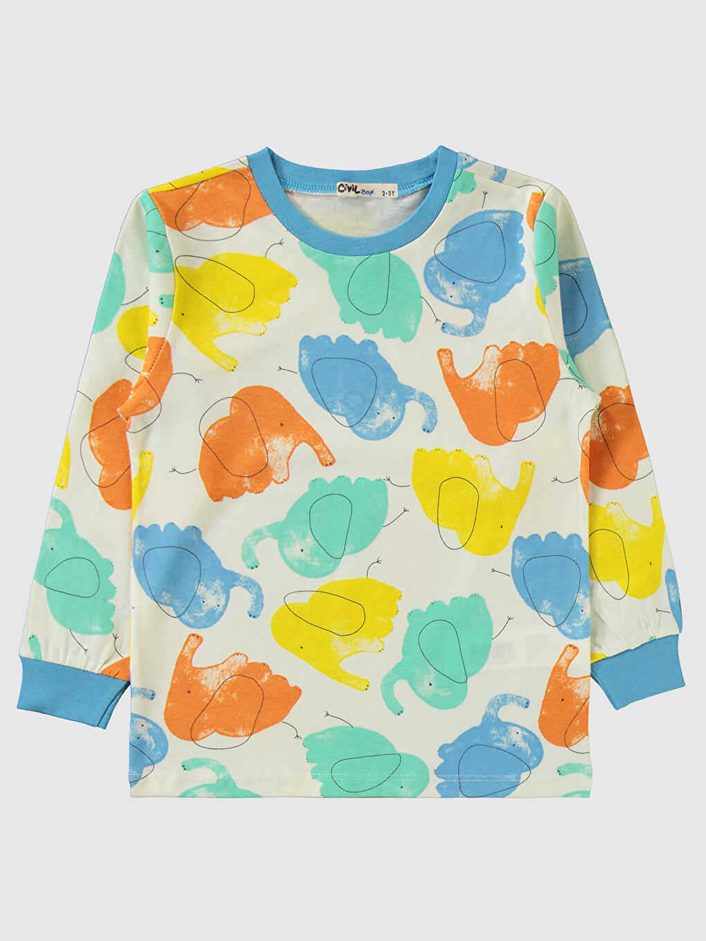 Boys Erkek Çocuk Pijama Takımı 2-5 Yaş Mavi-2