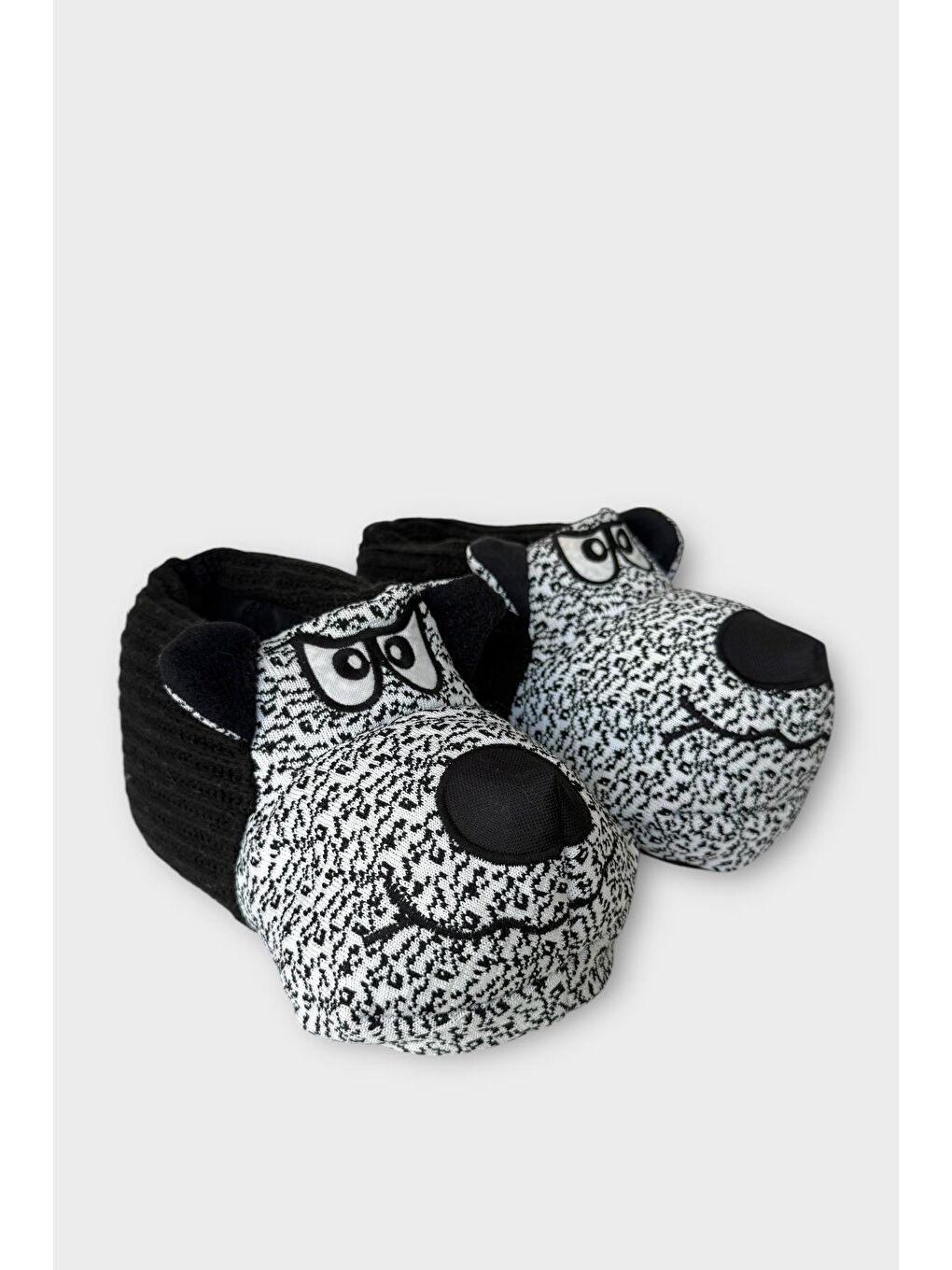 Siyah Erkek Örgülü Panduf Ev Botu Sİyah-1