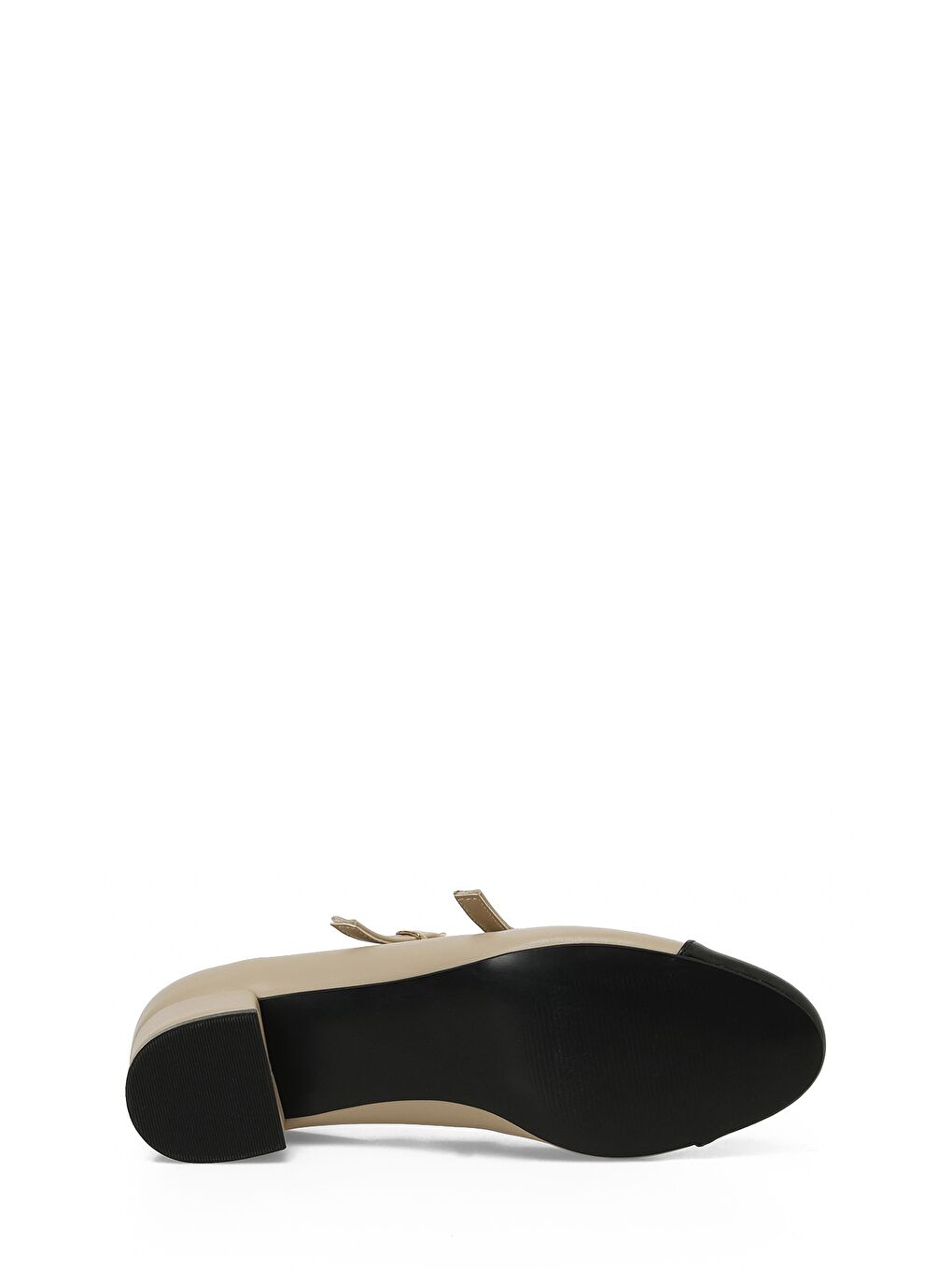 Bej 325038.Z 5FX Krem Kadın Topuklu Ayakkabı-5