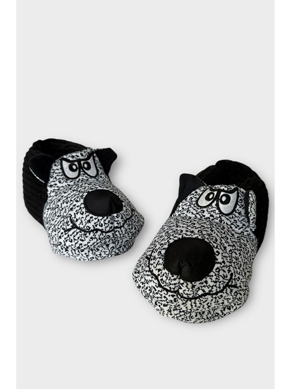 Siyah Erkek Örgülü Panduf Ev Botu Sİyah-3