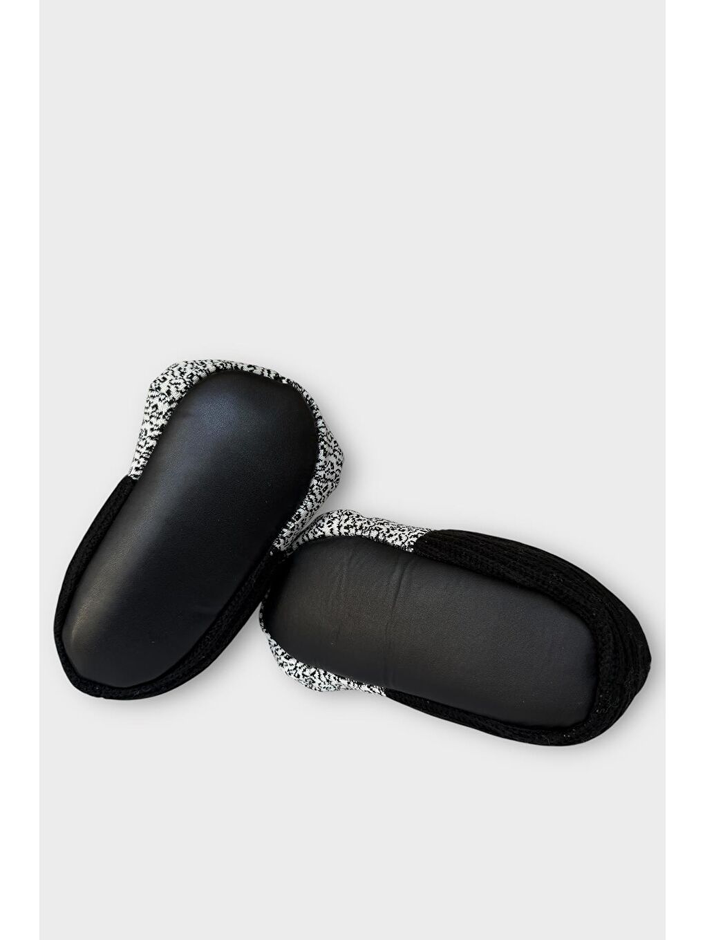 Siyah Erkek Örgülü Panduf Ev Botu Sİyah-5