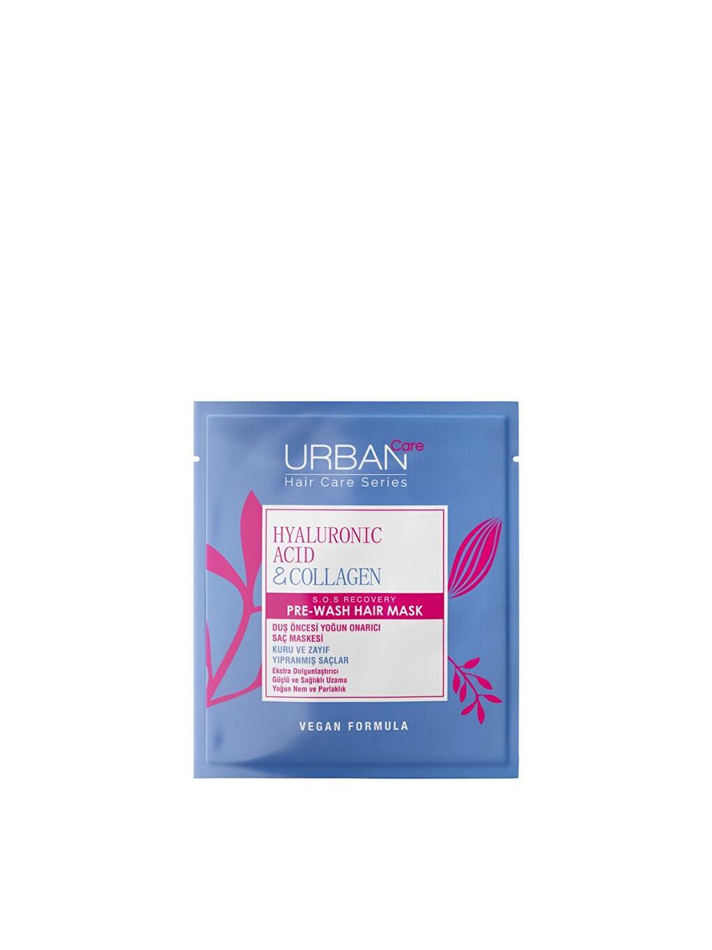 Urban Care Hyaluronik Asit&Kolajen Sağlıklı Uzamaya Yardımcı Duş Öncesi Saç Bakım Maskesi-50ML - 1