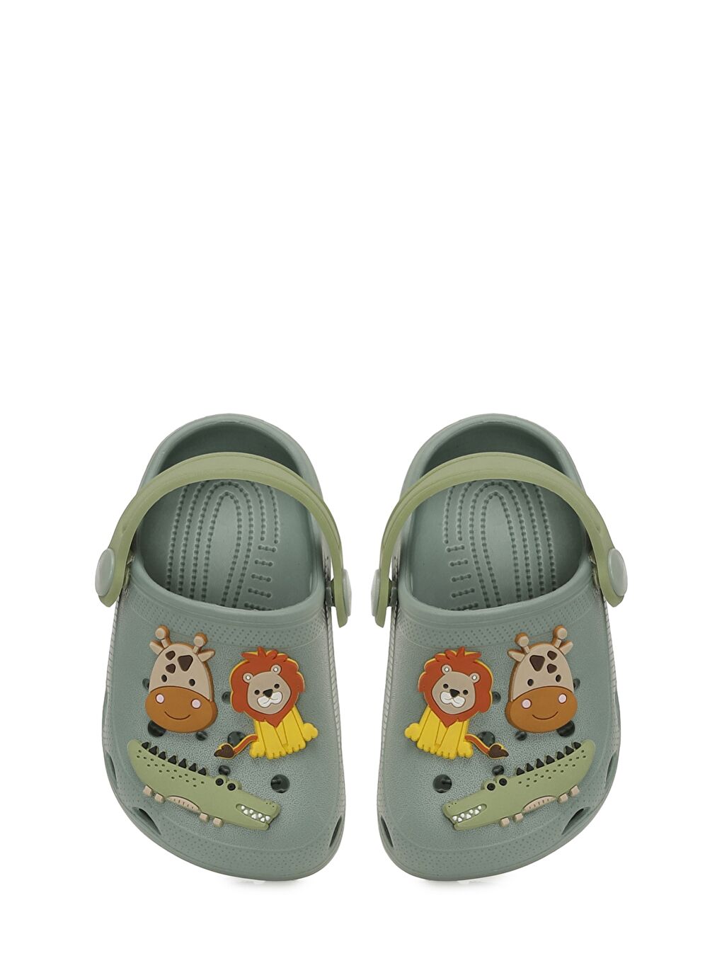 VELRO.B5FX Haki Erkek Çocuk Sabo Terlik-3