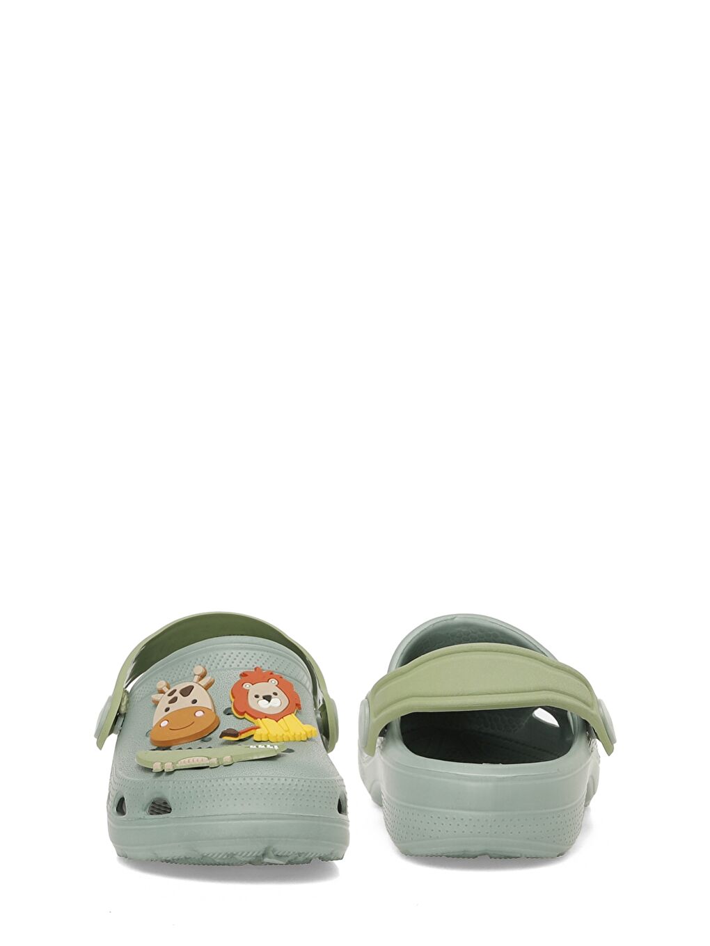 VELRO.B5FX Haki Erkek Çocuk Sabo Terlik-4