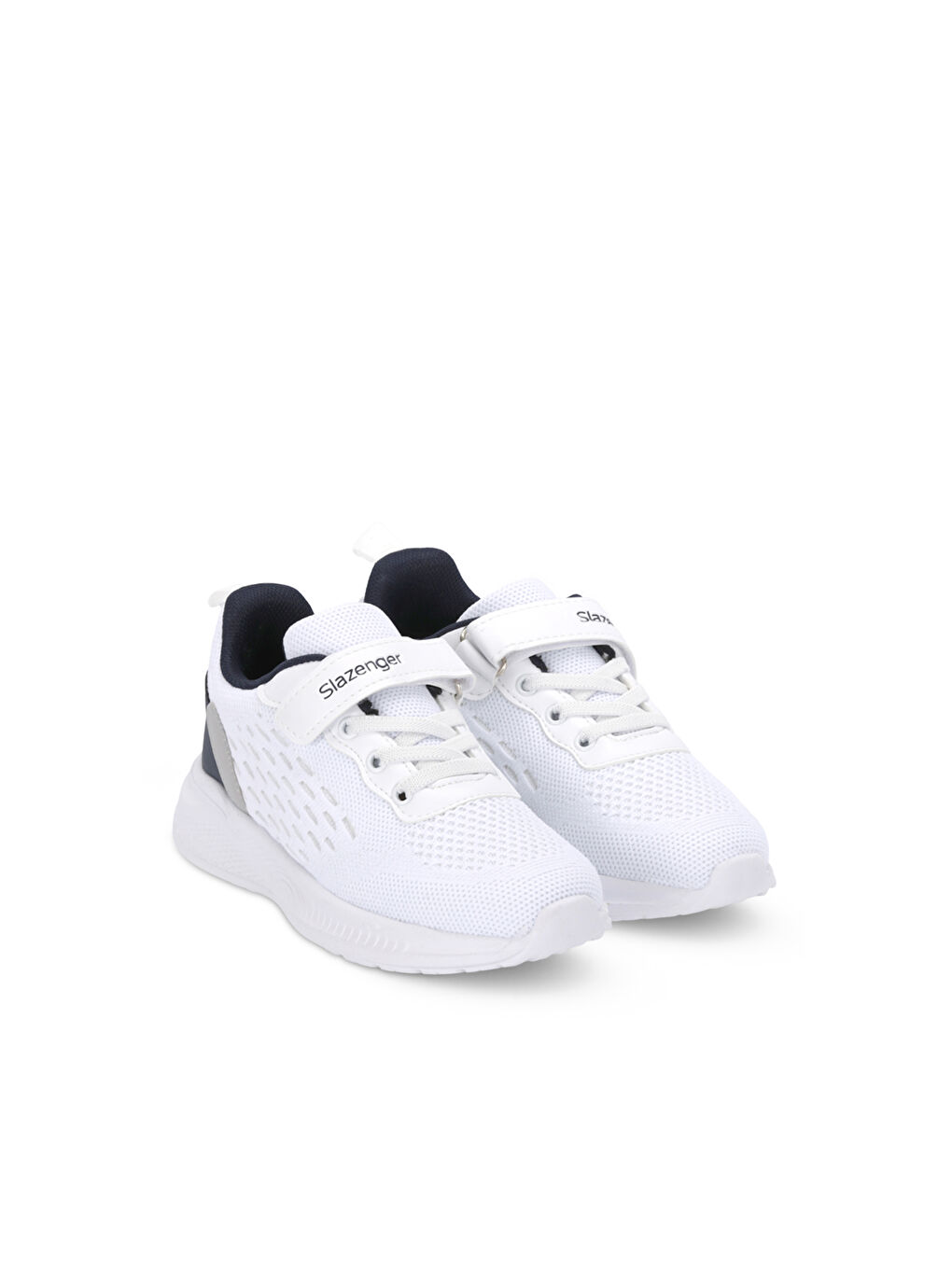 FLAREX Unisex Çocuk Cırt Cırtlı Beyaz / Lacivert Günlük Spor Ayakkabısı-1