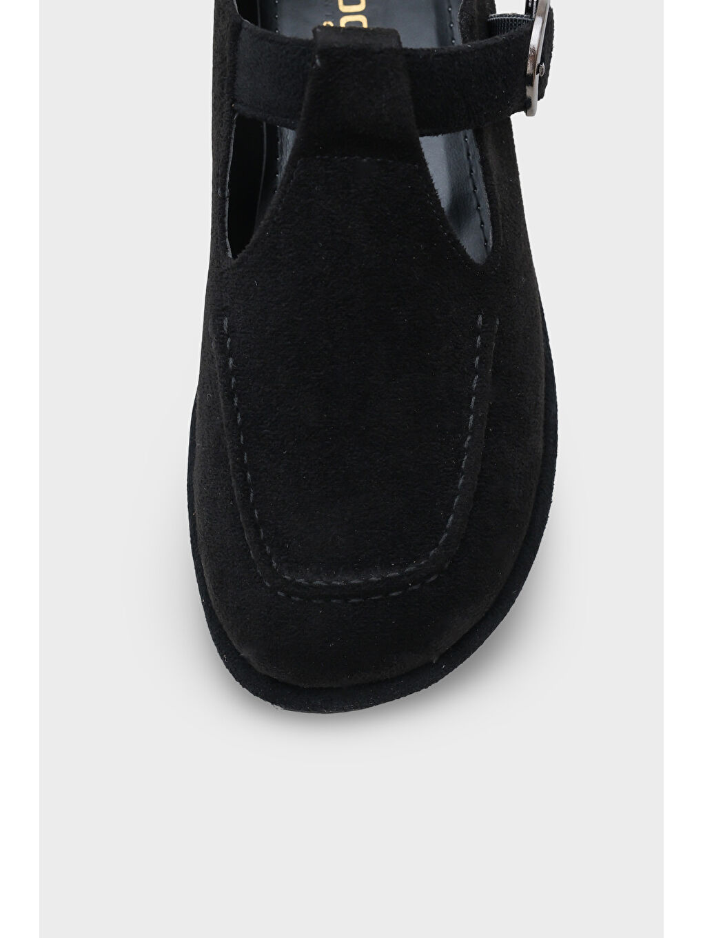 Siyah Bryna Bantlı Tokalı Loafer-2