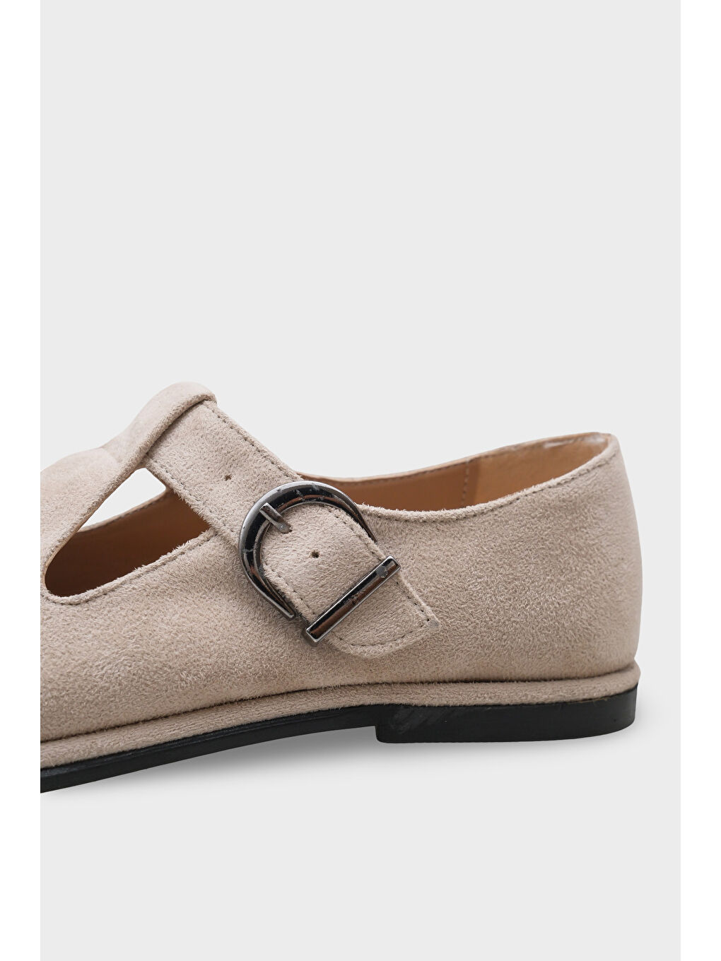 Bej Bryna Bantlı Tokalı Loafer-3