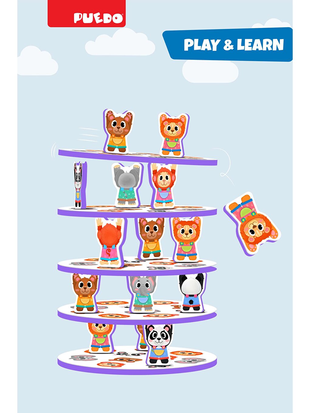 Puedo Fun Tower Kule Denge Oyunu - 8