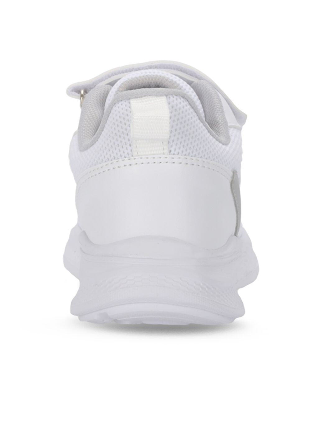 FLAREX Unisex Çocuk Cırt Cırtlı Beyaz / Gri Günlük Spor Ayakkabısı-5