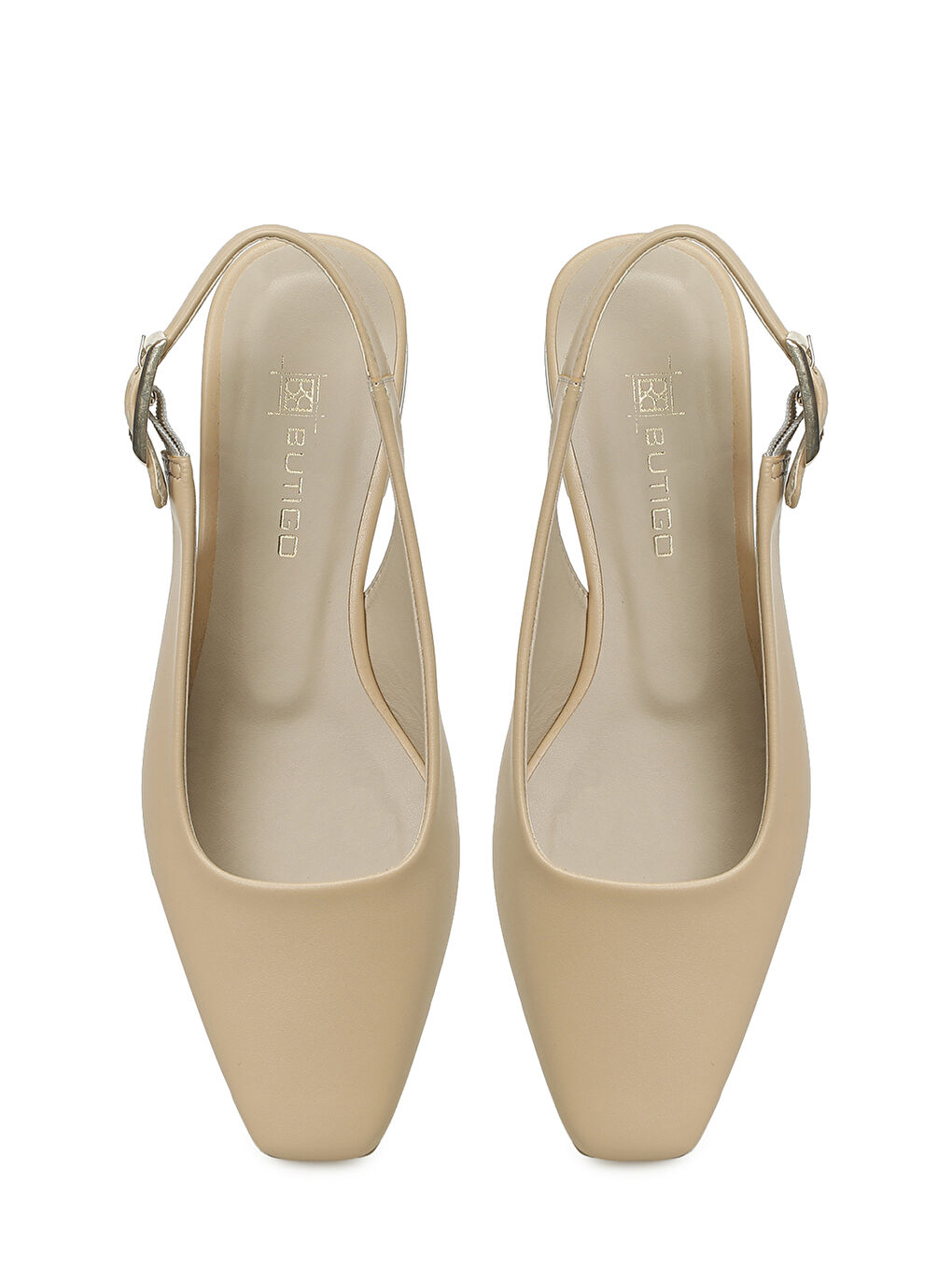 Bej 26S-015 6FX Kahverengi Kadın Babet-3